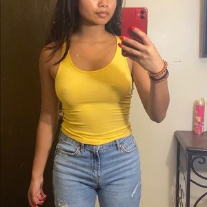 Yellow tank top